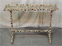 Leopard Print.Painted Table