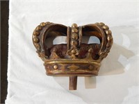 19th Century Carved.Painted Crown.Architectural
