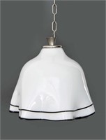 MURANO GLASS MODERNIST DRAPED SKIRT LAMP