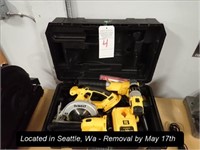 LOT, 18V RECHARGEABLE POWER TOOL SET