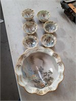 7 PC Asian porcelain bowl set