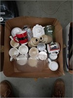 Box of coffee mugs