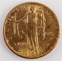 Coin 1926 Sesquicentennial Gold $2.5 Commemorative