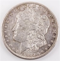 Coin 1890-CC  Morgan Silver Dollar Almost Unc.