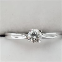 $1800 14K  Diamond(I1,I-J, 0.22ct) Ring
