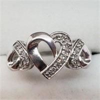 $300 Silver Diamond Ring