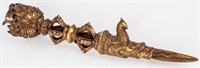 Antique Phurwa Tibetan Shaman Bronze Dagger