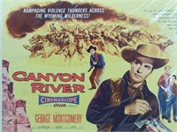 1956 Canyon River Original Billboard Poster