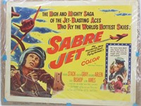 1953 Sabre Jet Original Billboard Poster