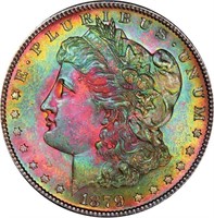 $1 1879-S  PCGS MS66+ CAC NORTHERN LIGHTS