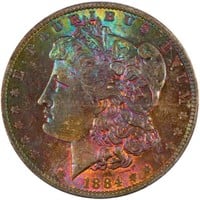 $1 1884-O PCGS MS65+ CAC