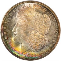 $1 1921-D MORGAN PCGS MS66 CAC