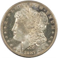 $1 1887-O PCGS MS64+ PL