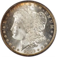 $1 1892-CC PCGS MS66 CAC