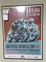 Wall hangings in center shop- ama motorcycle