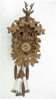 West Germany Deer / Stag Cuckoo Clock
