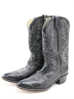 "Dan Post" El Paso, Texas Black Cowboy Boots