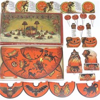 1923 Beistle Co. Halloween Party Decoration Set