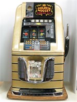 Golden Nugget 1947 Mills 25 Cent Slot Machine