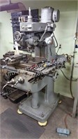 Index Super 55 vertical mill- 1 hp, 1 phase