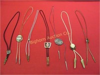 Bolo Ties; Various Styles; 7 Piece Lot