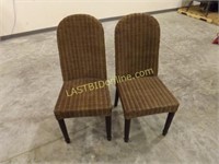 2 REAL WICKER CHAIRS