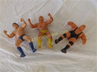 3 HIGHLY COLLECTIBLE VINTAGE WWE ACTION FIGURES