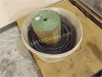 NEW ROLL OF BALER TWINE, TUB, BARB WIRE