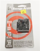 Savage Arms .17 HMR or .22 WMR Mag. 5-round