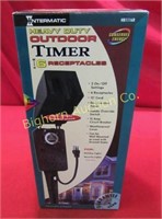 New Intermatic Outdoor Timer with 6 Receptacles