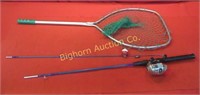 (B) 5 ft. Spin Cast Rod with Sport Fisher