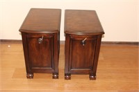 2 Ashley Furniture Wood End Tables/Nightstands NEW