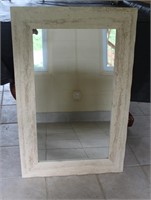 Stone Accent Wall Mirror - 36x24
