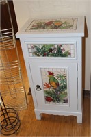 Bathroom Accessories & Painted White Cabinet