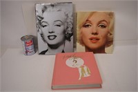 Livres: 2x Marilyn Monroe + "Pretty Things"