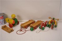 Jouets en bois vintage wooden toys
