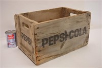 Caisse de bois Pepsi-Cola vintage wooden crate