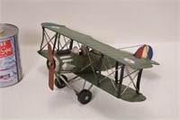 Petit avion français en métal - Première Guerre