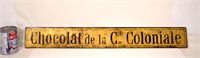Affiche vintage "Chocolat de la Cie Coloniale"