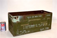 Caisse militaire en acier - Military steel crate