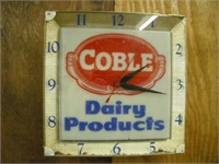 Coble Dairy Products Lighted Clock