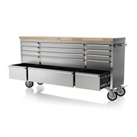 NEW 72" STAINLESS TOOL BENCH
