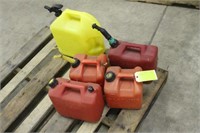 ASSORTED GAS CANS