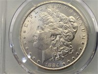 1884-CC  PCGS MS63 Morgan Silver Dollar