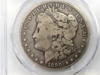 1890-CC  PCGS VGO8 Morgan Silver Dollar