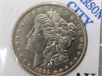1891-CC MORGAN Silver Dollar