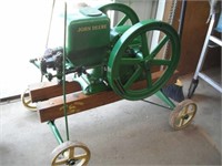 1928 - 1 1/2 H.P. John Deere Gas Engine w/ Cart