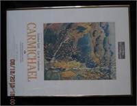 Framed Carmichael Poster for the McMichael Gallery