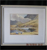 Framed water colour signed Sean O'Connor