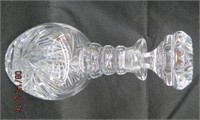 Pinwheel crystal decanter 11"H